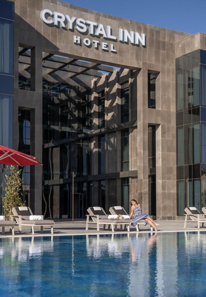 Crystal Inn Hotel - Alamein (Adults Only) El Alamein Eksteriør bilde The hotel's pool