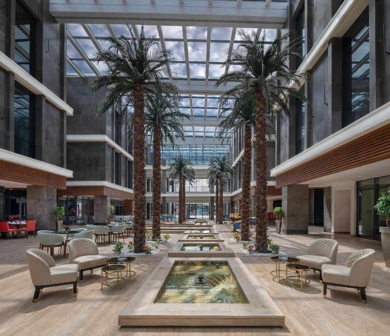 Crystal Inn Hotel - Alamein (Adults Only) El Alamein Eksteriør bilde The lobby of the hotel